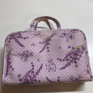 Crabtree & Evelyn lilac Makeup Bag